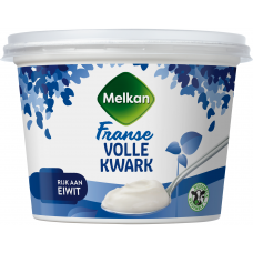 Melkan Volle kwark 500 gram